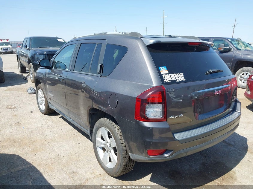 2016 Jeep Compass VIN 1C4NJDEB6GD631231 IAAI salvage auction — Unknown, Original (Texas), sold $1,100 on 2026-09-02 (photo 3)
