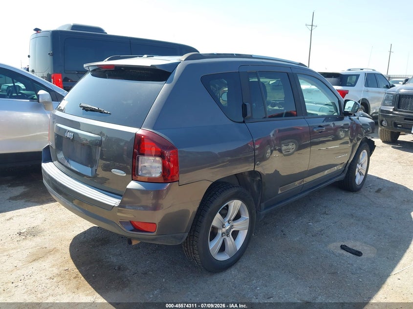 2016 Jeep Compass VIN 1C4NJDEB6GD631231 IAAI salvage auction — Unknown, Original (Texas), sold $1,100 on 2026-09-02 (photo 4)