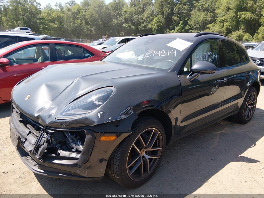 2024 Porsche Macan VIN WP1AA2A54RLB00328 IAAI salvage auction — FRONT END, Salvage Title, sold $11,600 on 2026-07-30 (photo 2)