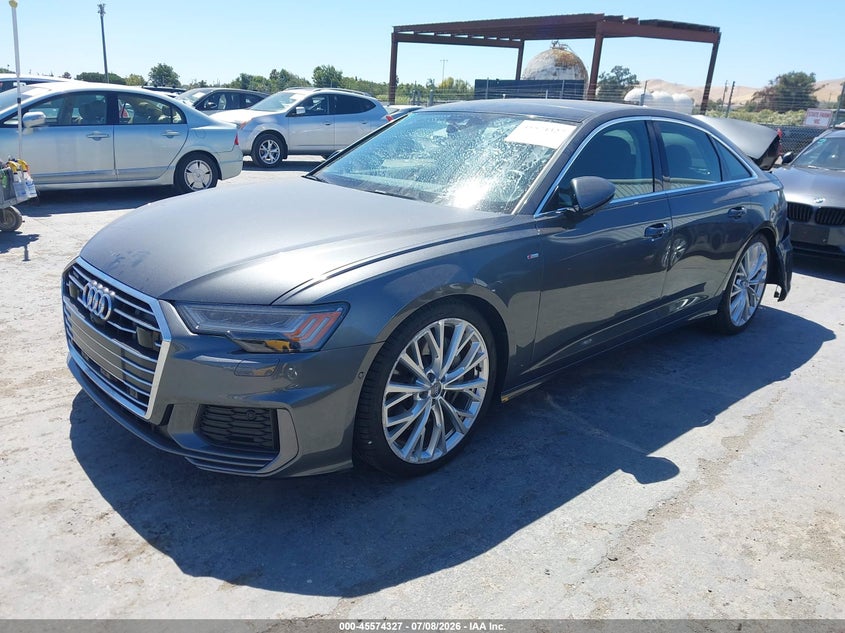 2019 Audi A6 VIN WAUM2AF21KN042285 IAAI salvage auction — REAR END, Salvage Title, sold $10,200 on 2026-07-30 (photo 2)