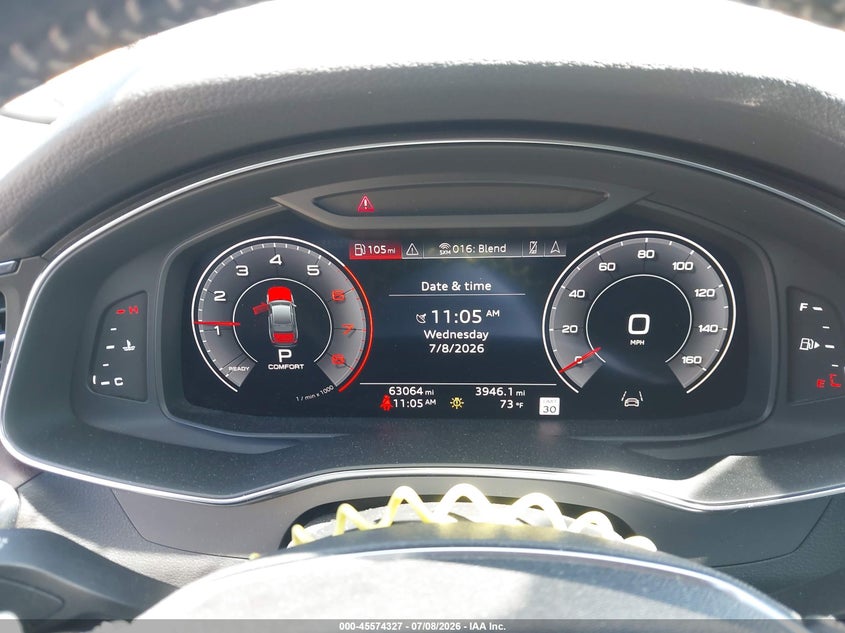 2019 Audi A6 VIN WAUM2AF21KN042285 IAAI salvage auction — REAR END, Salvage Title, sold $10,200 on 2026-07-30 (photo 7)