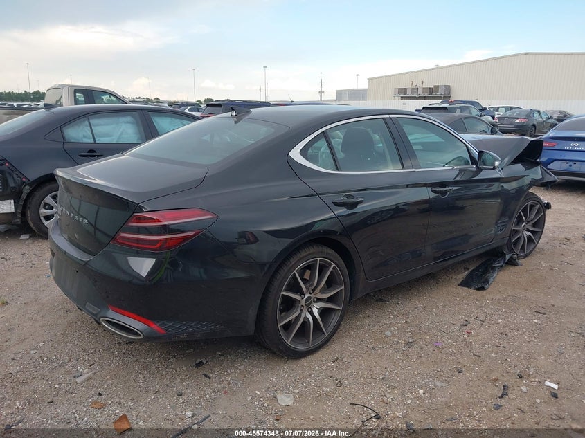 2026 Genesis G70 VIN KMTG14SC2TU174547 IAAI salvage auction — FRONT END, Salvage Title, sold $1,800 on 2026-07-16 (photo 4)