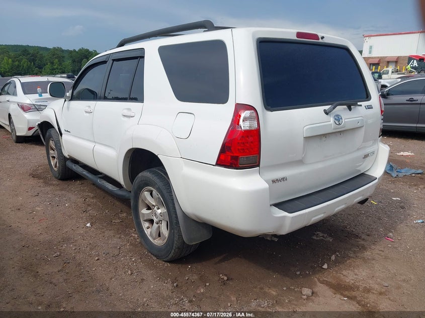 2007 Toyota 4runner VIN JTEZU14R970093343 IAAI salvage auction — NORMAL WEAR, Clear (Alabama), sold $75 on 2026-07-29 (photo 3)