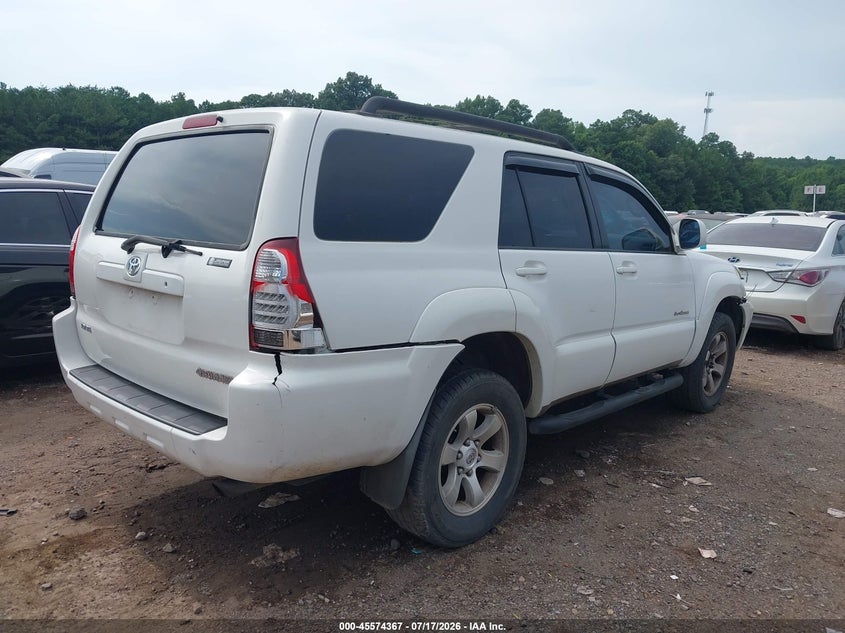 2007 Toyota 4runner VIN JTEZU14R970093343 IAAI salvage auction — NORMAL WEAR, Clear (Alabama), sold $75 on 2026-07-29 (photo 4)