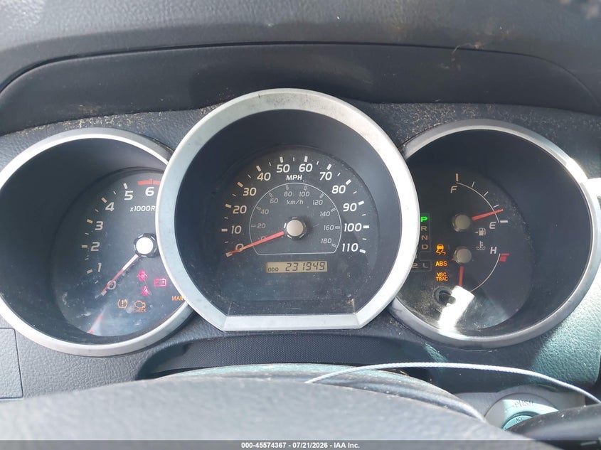 2007 Toyota 4runner VIN JTEZU14R970093343 IAAI salvage auction — NORMAL WEAR, Clear (Alabama), sold $75 on 2026-07-29 (photo 7)