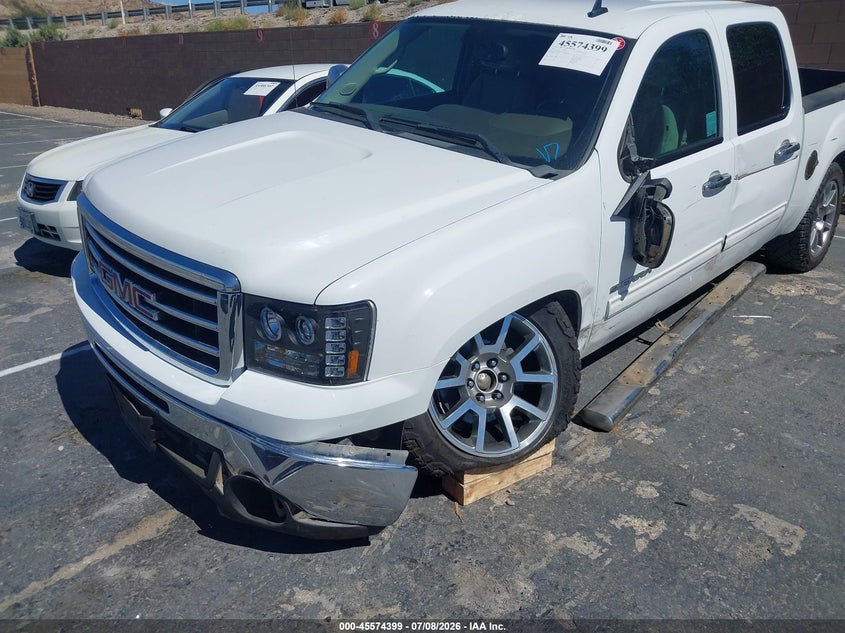 2012 Gmc SIERRA VIN 3GTP2VEA6CG214370 IAAI salvage auction — LEFT FRONT, Salvage Title, sold $1,550 on 2026-09-03 (photo 6)
