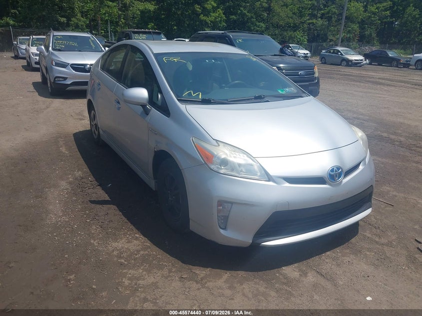 2013 Toyota Prius VIN JTDKN3DU3D5653584 IAAI salvage auction — NORMAL WEAR, Clear (Virginia), sold $2,850 on 2026-07-29 (photo 1)