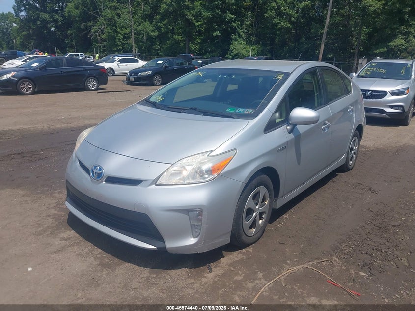 2013 Toyota Prius VIN JTDKN3DU3D5653584 IAAI salvage auction — NORMAL WEAR, Clear (Virginia), sold $2,850 on 2026-07-29 (photo 2)