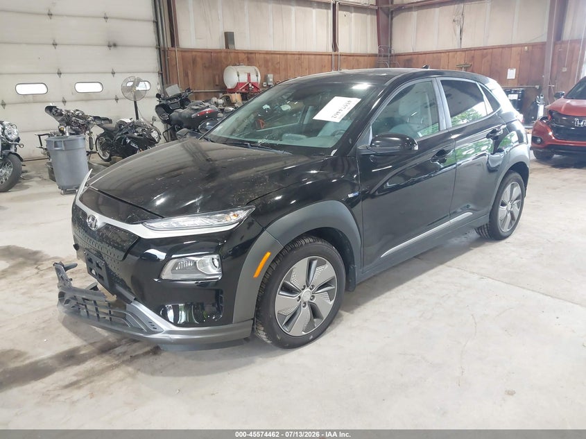 2019 Hyundai Kona VIN KM8K33AG1KU040317 IAAI salvage auction — RIGHT FRONT, Mv-907A (New York), sold $1,100 on 2026-07-23 (photo 2)
