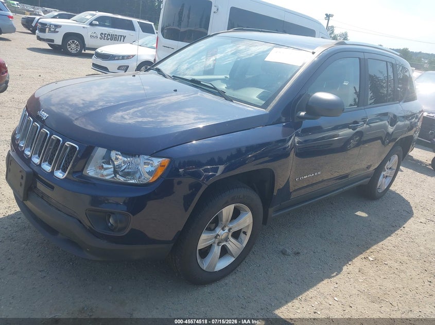 2012 Jeep Compass VIN 1C4NJDEBXCD676618 IAAI salvage auction — NORMAL WEAR, Clear (Washington), sold $700 on 2026-08-01 (photo 2)