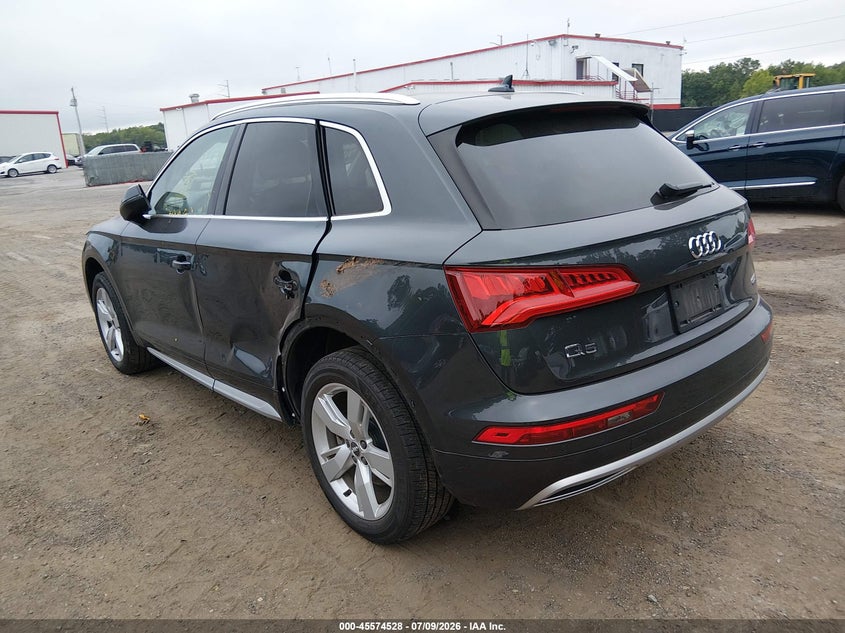 2019 Audi Q5 VIN WA1BNAFY8K2122877 IAAI salvage auction — LEFT SIDE, Wait Title, sold $8,625 on 2026-08-26 (photo 3)