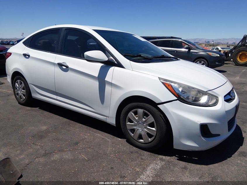 2012 Hyundai Accent VIN KMHCT4AE3CU047358 IAAI salvage auction — NORMAL WEAR, Clear (Nevada), sold $500 on 2026-07-24 (photo 1)
