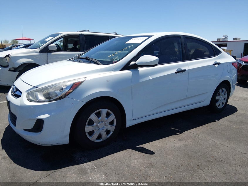 2012 Hyundai Accent VIN KMHCT4AE3CU047358 IAAI salvage auction — NORMAL WEAR, Clear (Nevada), sold $500 on 2026-07-24 (photo 2)