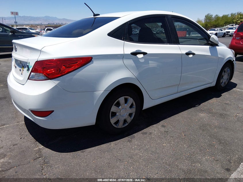 2012 Hyundai Accent VIN KMHCT4AE3CU047358 IAAI salvage auction — NORMAL WEAR, Clear (Nevada), sold $500 on 2026-07-24 (photo 4)