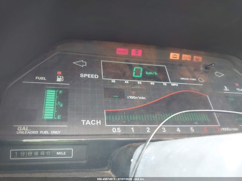 1986 Nissan 300zx VIN JN1HZ16S2GX091140 IAAI salvage auction — NORMAL WEAR, Clear (Pennsylvania), sold $325 on 2026-07-10 (photo 7)