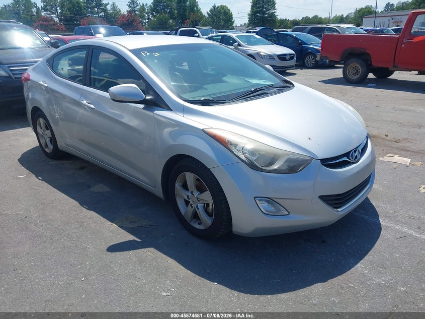2013 Hyundai Elantra VIN 5NPDH4AE6DH332206 IAAI salvage auction — VANDALISM, Salvage (North Carolina), sold $1,500 on 2026-07-26 (photo 1)
