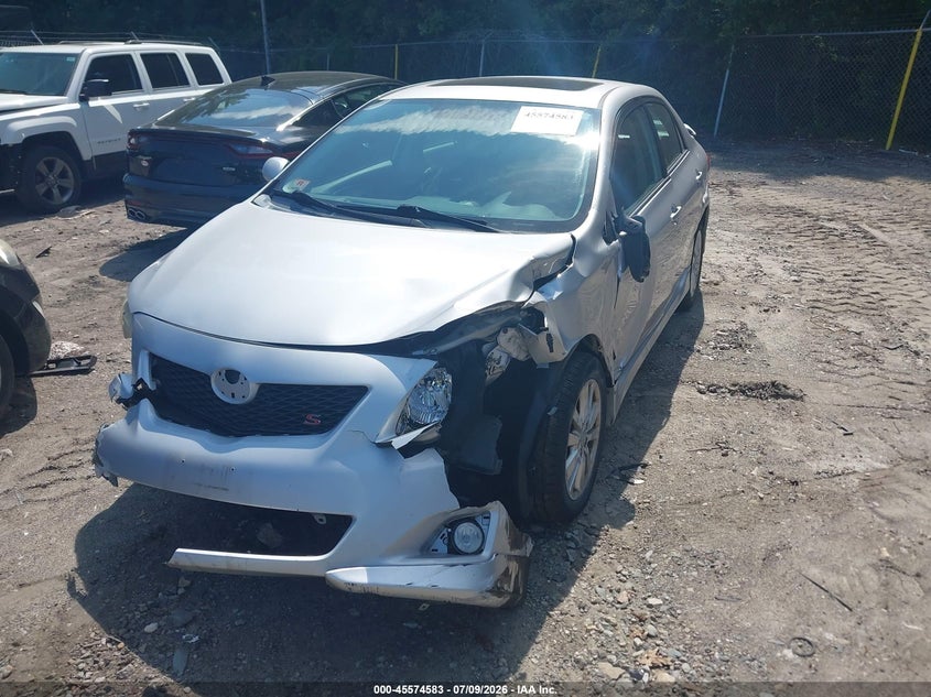 2010 Toyota Corolla VIN 2T1BU4EE4AC526924 IAAI salvage auction — FRONT END, Clear (Massachusetts), sold $1,650 on 2026-07-28 (photo 2)