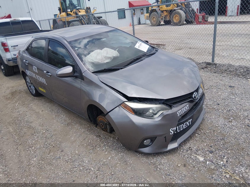 2015 Toyota Corolla VIN 5YFBURHE3FP208809 IAAI salvage auction — FRONT END, Salvage (Texas), sold $975 on 2026-07-28 (photo 1)
