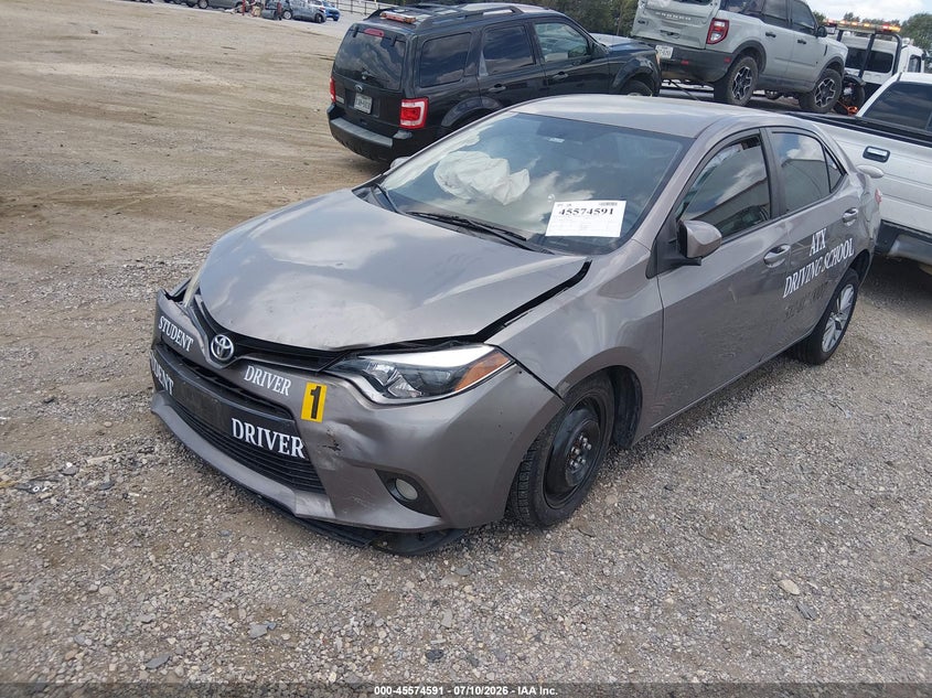2015 Toyota Corolla VIN 5YFBURHE3FP208809 IAAI salvage auction — FRONT END, Salvage (Texas), sold $975 on 2026-07-28 (photo 2)