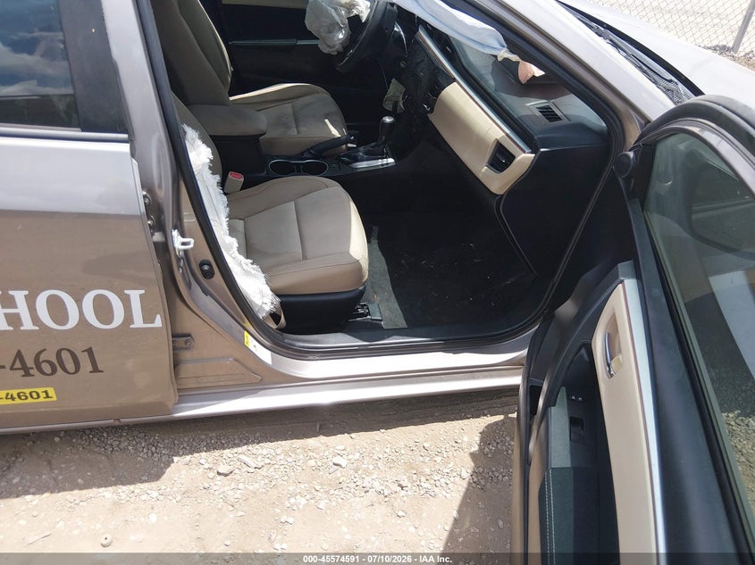 2015 Toyota Corolla VIN 5YFBURHE3FP208809 IAAI salvage auction — FRONT END, Salvage (Texas), sold $975 on 2026-07-28 (photo 5)