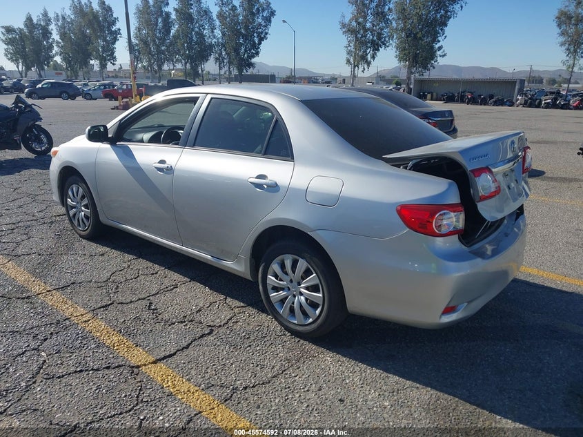 2012 Toyota Corolla VIN JTDBU4EE8C9172415 IAAI salvage auction — REAR END, Salvage (California), sold $1,650 on 2026-07-28 (photo 3)