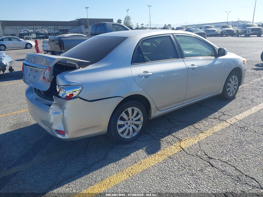 2012 Toyota Corolla VIN JTDBU4EE8C9172415 IAAI salvage auction — REAR END, Salvage (California), sold $1,650 on 2026-07-28 (photo 4)