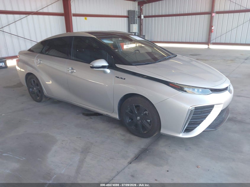 2019 Toyota Mirai VIN JTDBVRBDXKA007369 IAAI salvage auction — NORMAL WEAR, Clear Salvage History (California), sold $550 on 2026-07-21 (photo 1)