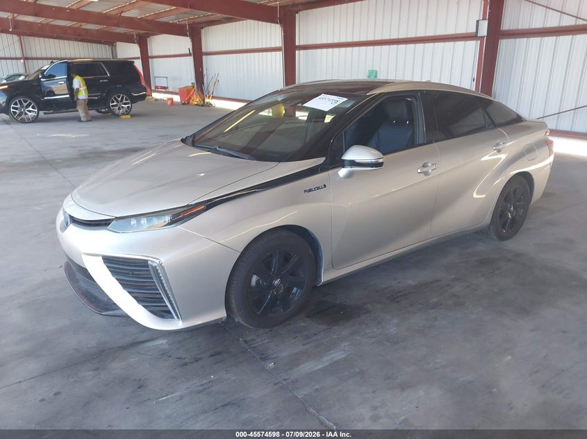 2019 Toyota Mirai VIN JTDBVRBDXKA007369 IAAI salvage auction — NORMAL WEAR, Clear Salvage History (California), sold $550 on 2026-07-21 (photo 2)