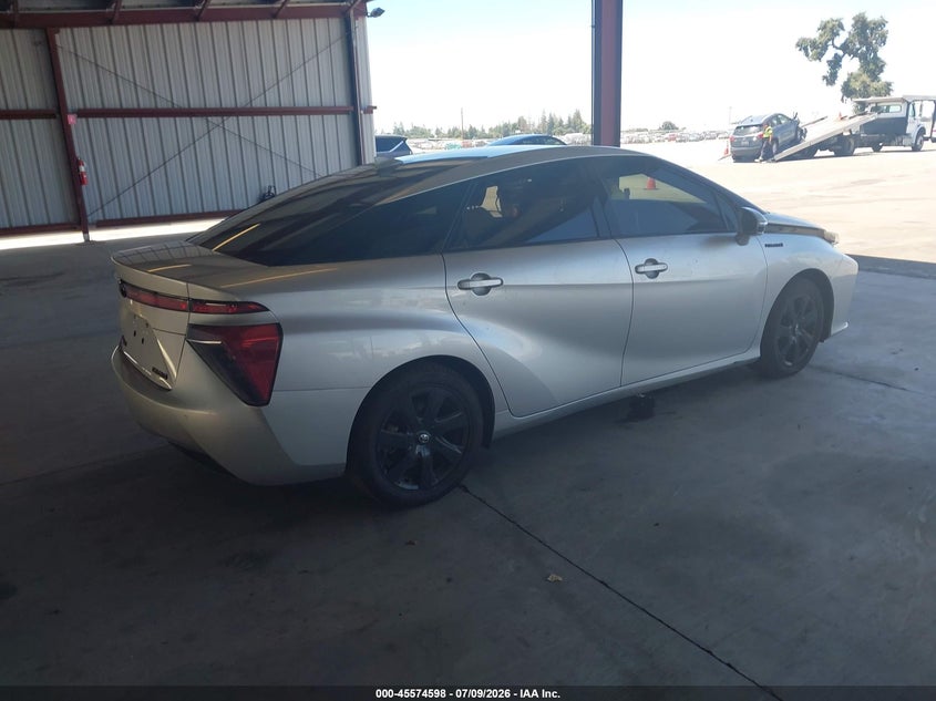 2019 Toyota Mirai VIN JTDBVRBDXKA007369 IAAI salvage auction — NORMAL WEAR, Clear Salvage History (California), sold $550 on 2026-07-21 (photo 4)