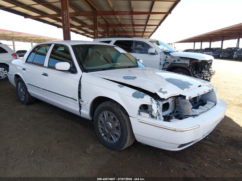 2006 Mercury Grand marquis VIN 2MEFM74VX6X650072 IAAI salvage auction — RIGHT FRONT, Salvage (Arizona), sold $275 on 2026-07-28 (photo 1)