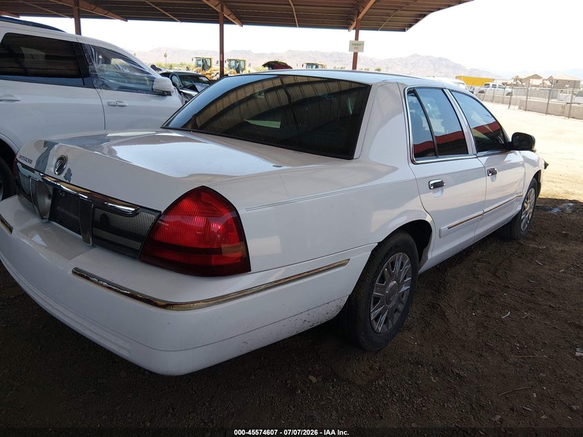 2006 Mercury Grand marquis VIN 2MEFM74VX6X650072 IAAI salvage auction — RIGHT FRONT, Salvage (Arizona), sold $275 on 2026-07-28 (photo 4)