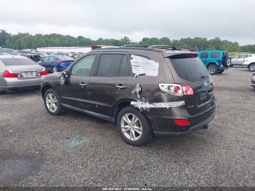 2011 Hyundai Santa fe VIN 5XYZKDAG7BG061914 IAAI salvage auction — NORMAL WEAR, Clear (Delaware), sold $550 on 2026-07-27 (photo 3)