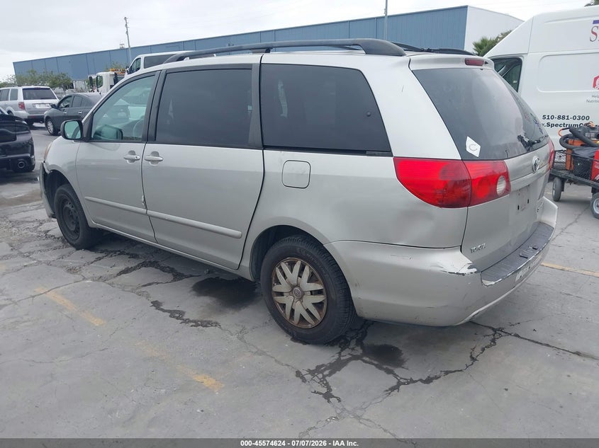 2008 Toyota Sienna VIN 5TDZK23C08S119100 IAAI salvage auction — NORMAL WEAR, Clear - Dealer Only (California), sold $550 on 2026-07-29 (photo 3)