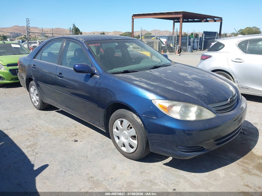 2002 Toyota Camry VIN JTDBE32K120124954 IAAI salvage auction — NORMAL WEAR, Clear - Dealer Only (California), sold $350 on 2026-07-16 (photo 1)