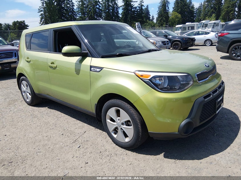 2016 Kia Soul VIN KNDJN2A26G7847172 IAAI salvage auction — NORMAL WEAR, Clear (Washington), sold $750 on 2026-07-29 (photo 1)