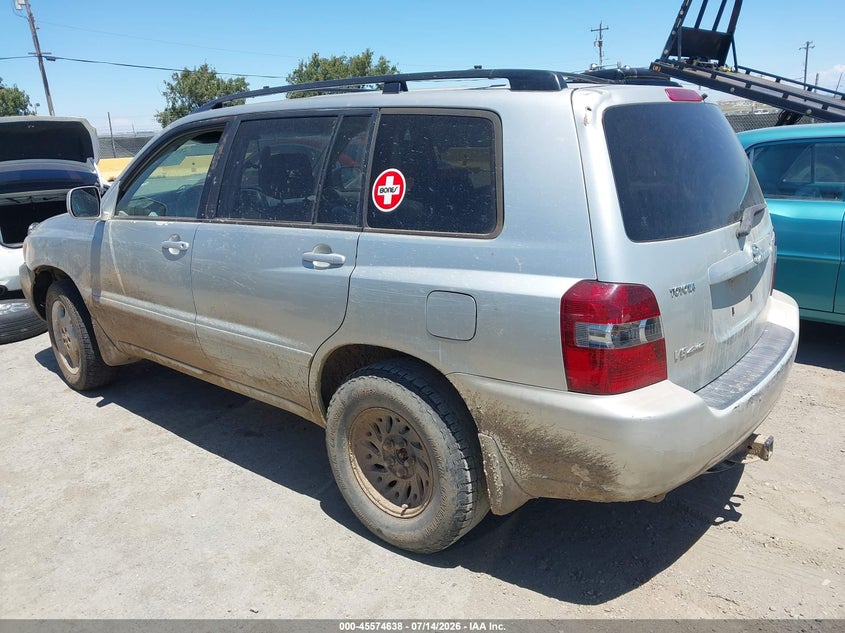 2005 Toyota Highlander VIN JTEEP21A150073143 IAAI salvage auction — NORMAL WEAR, Clear - Dealer Only (California), sold $25 on 2026-07-23 (photo 3)