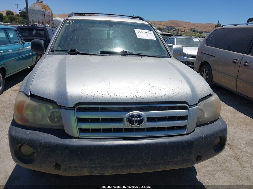 2005 Toyota Highlander VIN JTEEP21A150073143 IAAI salvage auction — NORMAL WEAR, Clear - Dealer Only (California), sold $25 on 2026-07-23 (photo 6)