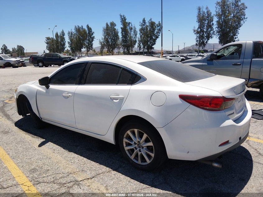 2017 Mazda 6 VIN JM1GL1U54H1139426 IAAI salvage auction — LEFT FRONT, Salvage (California), sold $500 on 2026-07-28 (photo 3)