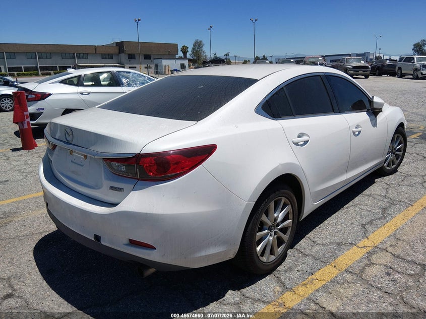 2017 Mazda 6 VIN JM1GL1U54H1139426 IAAI salvage auction — LEFT FRONT, Salvage (California), sold $500 on 2026-07-28 (photo 4)