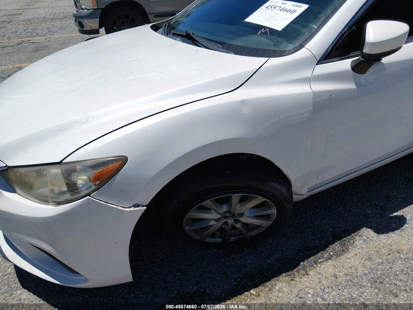 2017 Mazda 6 VIN JM1GL1U54H1139426 IAAI salvage auction — LEFT FRONT, Salvage (California), sold $500 on 2026-07-28 (photo 6)