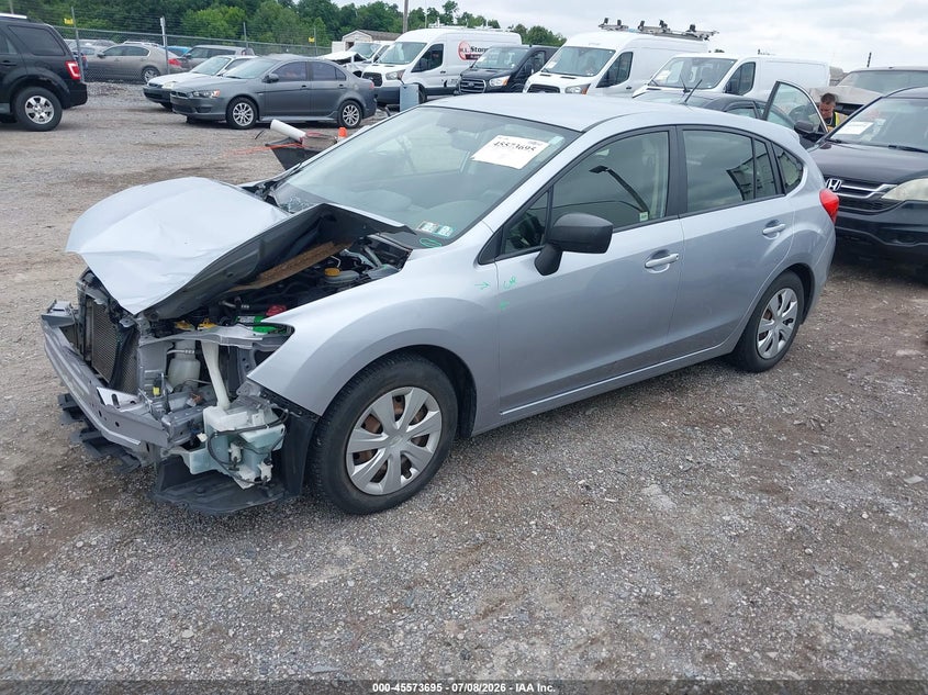 2016 Subaru Impreza VIN JF1GPAA66G8263582 IAAI salvage auction — FRONT END, Salvage Title, sold $325 on 2026-07-22 (photo 2)