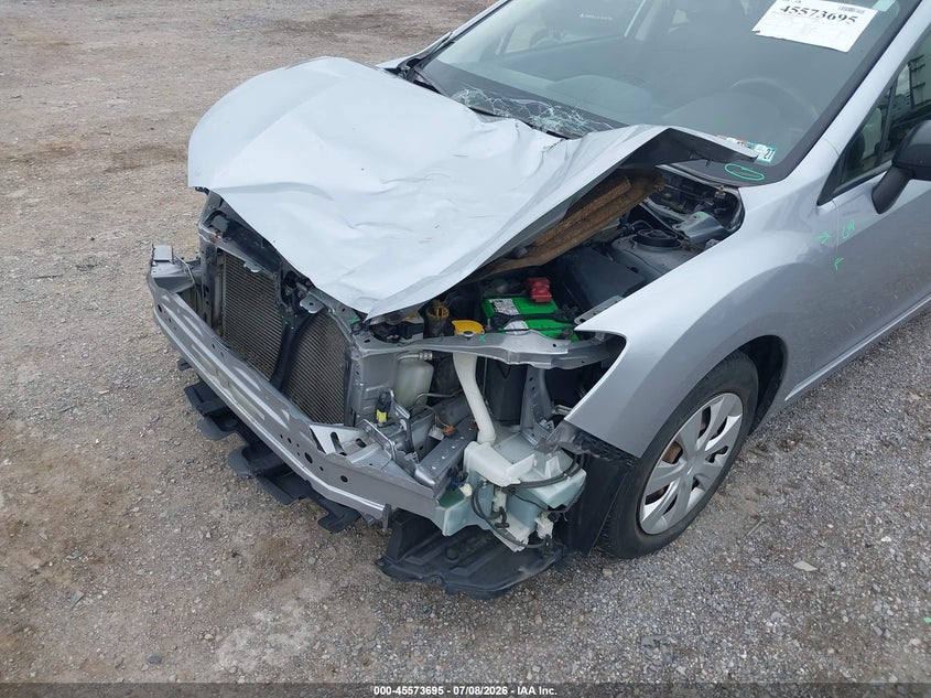 2016 Subaru Impreza VIN JF1GPAA66G8263582 IAAI salvage auction — FRONT END, Salvage Title, sold $325 on 2026-07-22 (photo 6)