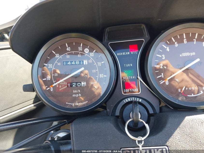 1982 Suzuki Gs1100 VIN JS1GU72G4C2100062 IAAI salvage auction — NORMAL WEAR, Clear - Dealer Only (California), sold $450 on 2026-07-16 (photo 7)