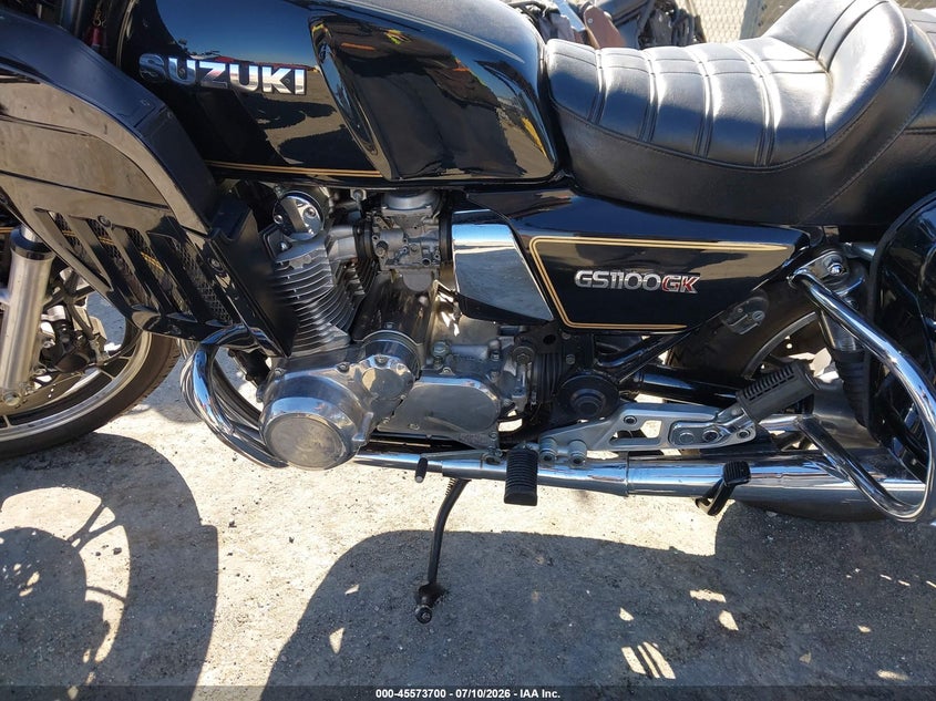 1982 Suzuki Gs1100 VIN JS1GU72G4C2100062 IAAI salvage auction — NORMAL WEAR, Clear - Dealer Only (California), sold $450 on 2026-07-16 (photo 9)