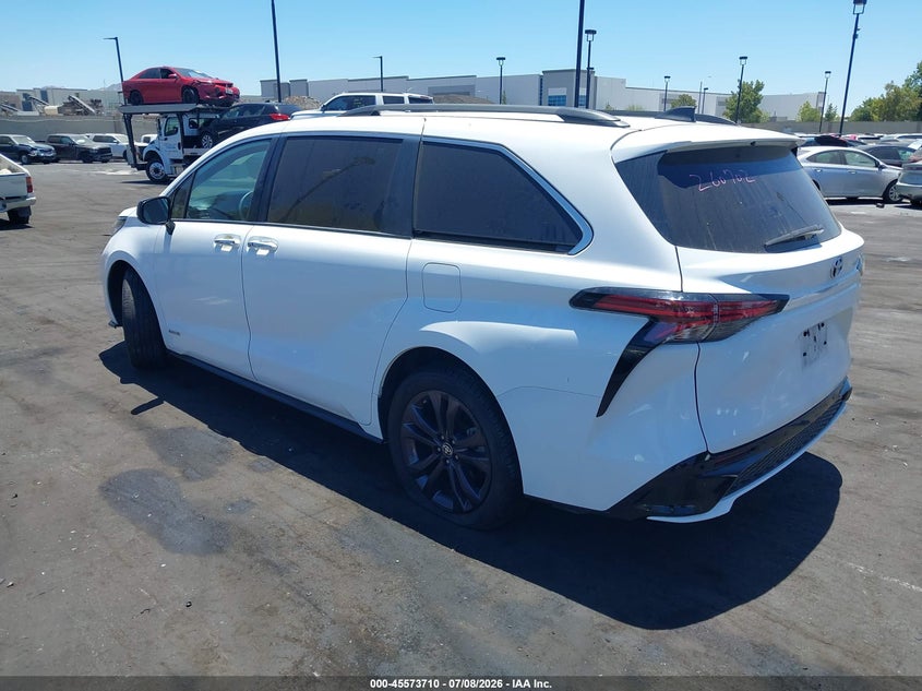 2021 Toyota Sienna VIN 5TDDRKEC9MS001799 IAAI salvage auction — THEFT, Wait Title, sold $12,975 on 2026-07-31 (photo 3)