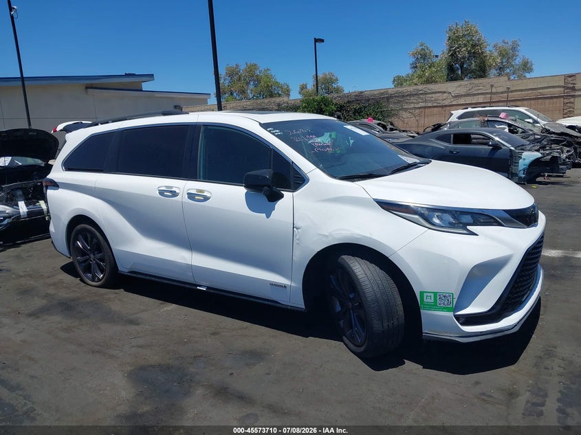 2021 Toyota Sienna VIN 5TDDRKEC9MS001799 IAAI salvage auction — THEFT, Wait Title, sold $12,975 on 2026-07-31 (photo 6)