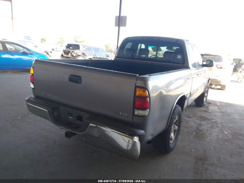 2001 Toyota Tundra VIN 5TBRT34151S173734 IAAI salvage auction — REAR END, Salvage (California), sold $125 on 2026-07-30 (photo 4)