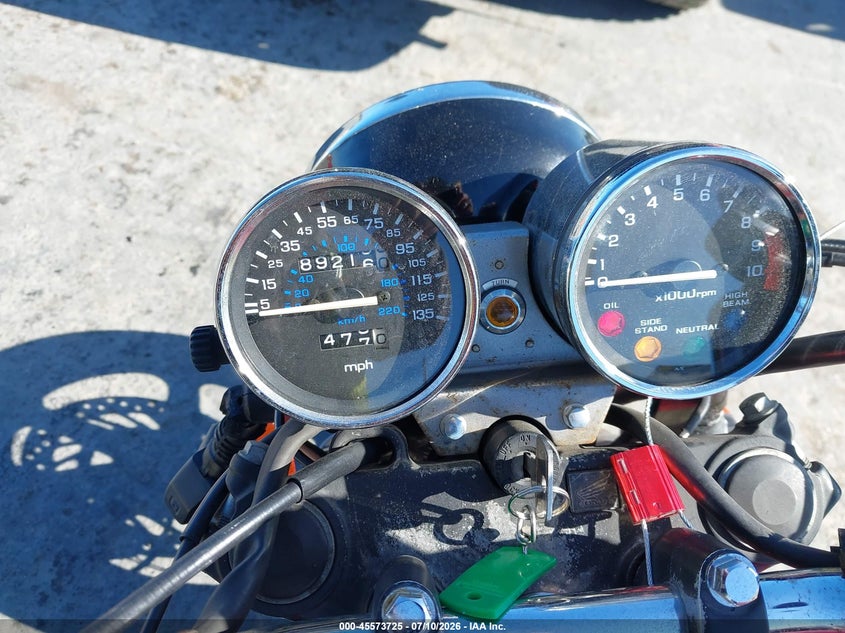 1991 Honda Cb750 VIN JH2RC3814MM000392 IAAI salvage auction — NORMAL WEAR, Clear - Dealer Only (California), sold $150 on 2026-07-16 (photo 7)
