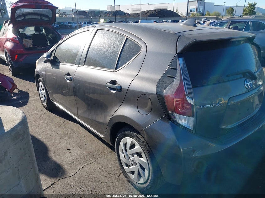 2016 Toyota Prius c VIN JTDKDTB32G1136513 IAAI salvage auction — REAR END, Salvage Certificate (California), sold $4,050 on 2026-07-19 (photo 3)