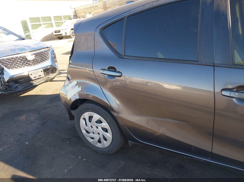 2016 Toyota Prius c VIN JTDKDTB32G1136513 IAAI salvage auction — REAR END, Salvage Certificate (California), sold $4,050 on 2026-07-19 (photo 6)